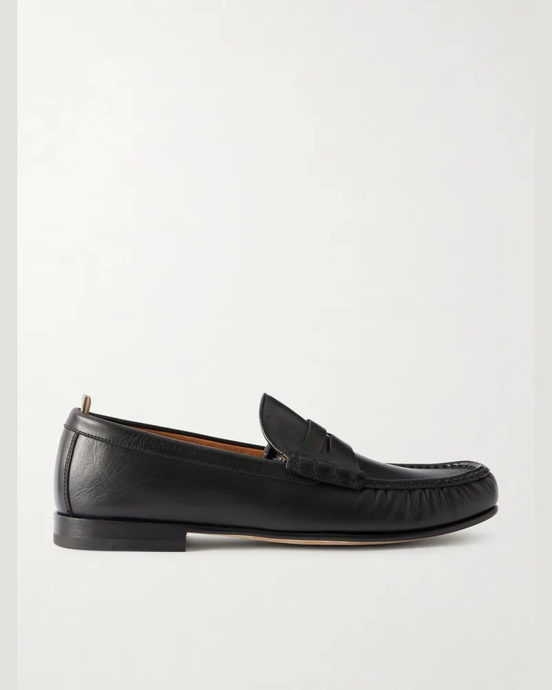 Officine Creative Italia Balfron 002 Leather Loafers Black