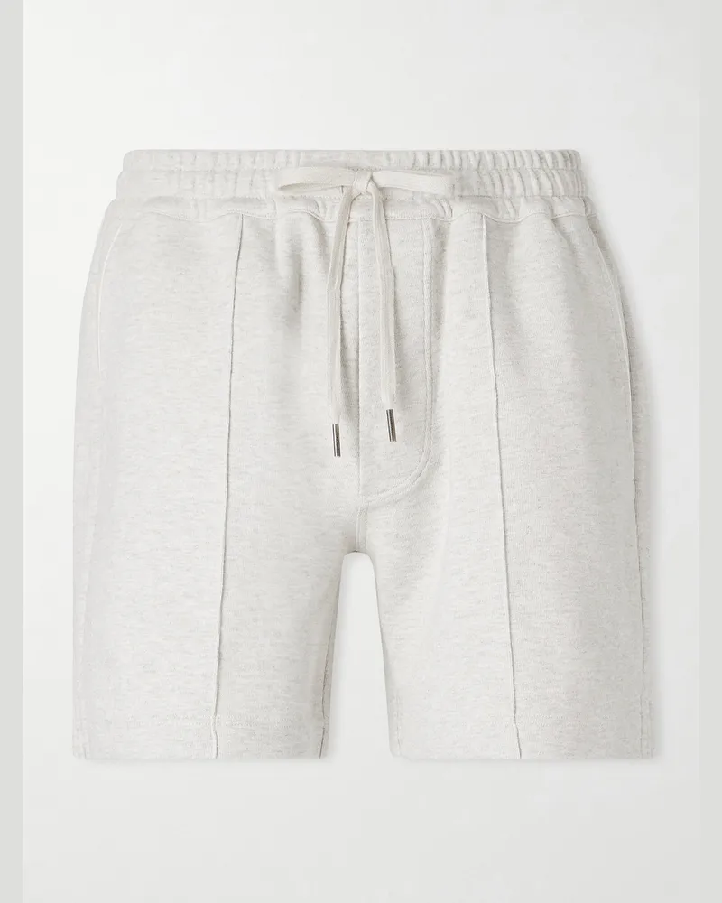 Tom Ford Shorts aus Jersey aus einer Mischung aus Baumwolle, Seide und Kaschmir Grau