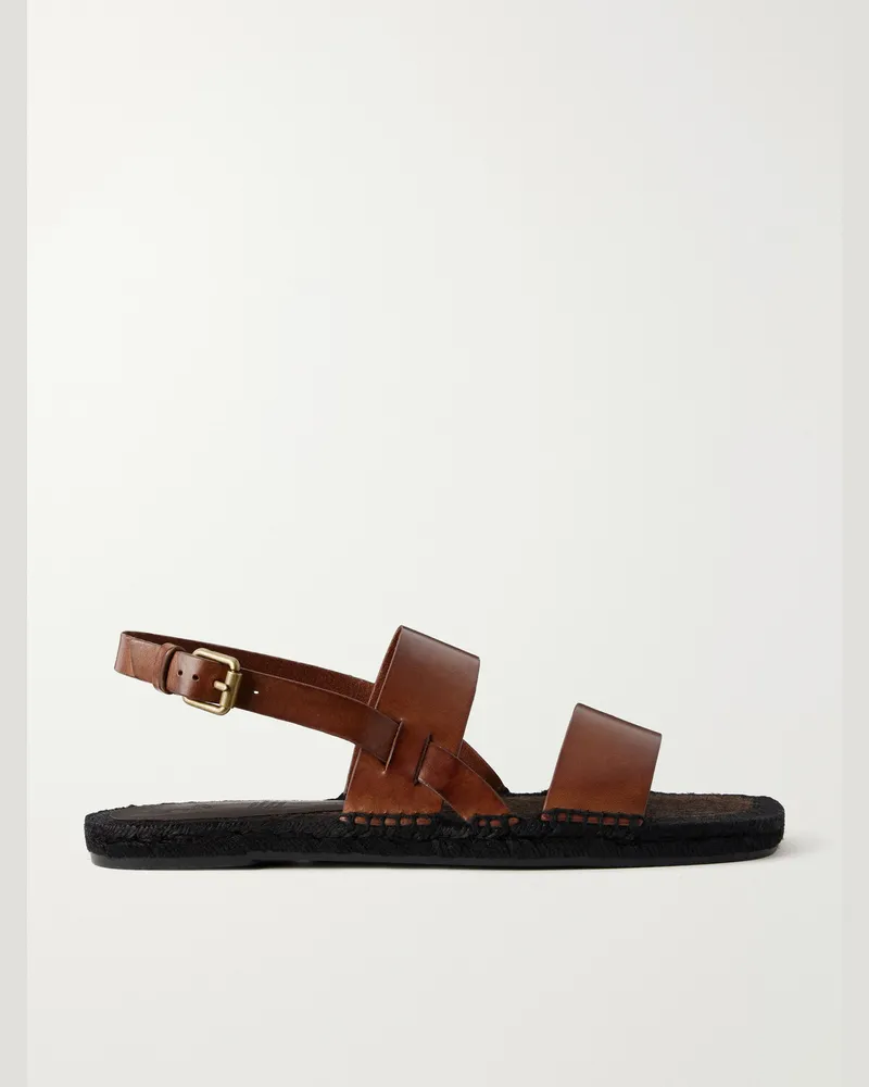 Castañer Ken Leather Sandals Brown