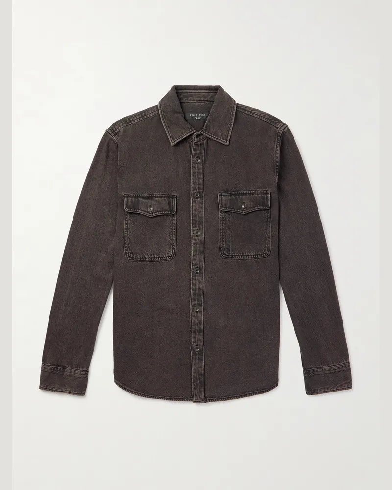 Rag & Bone Jack Jeanshemd Braun