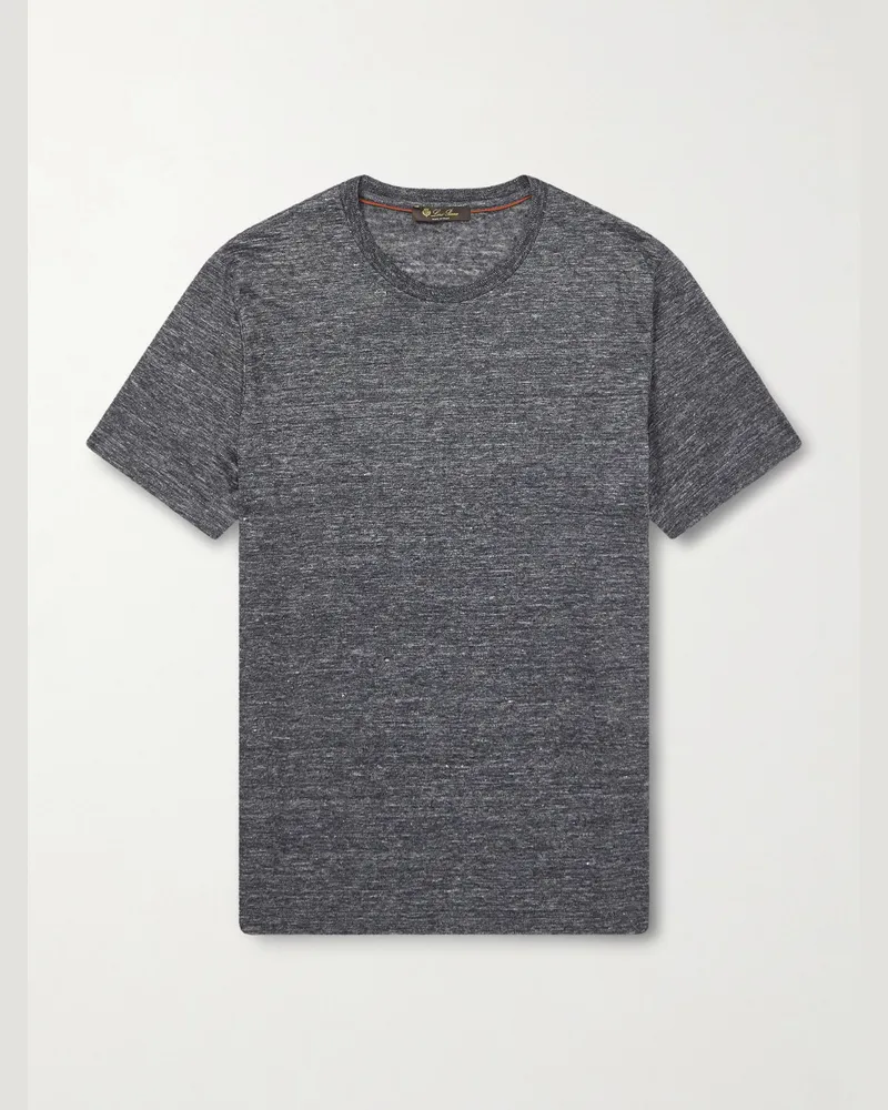Loro Piana Linen T-Shirt Gray