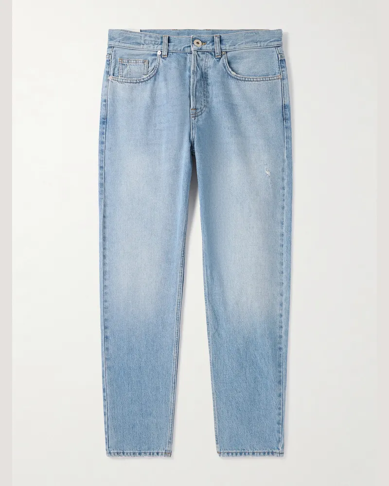 Eleventy Straight-Leg Jeans Blue