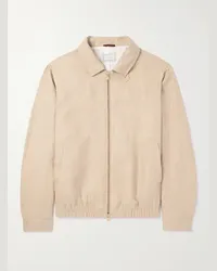 Brunello Cucinelli Bomberjacke aus Leinen-Twill Neutral