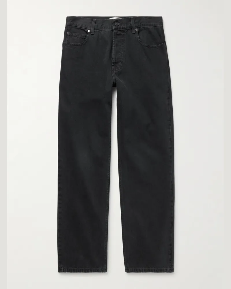 The Row Rossen gerade geschnittene Jeans Schwarz