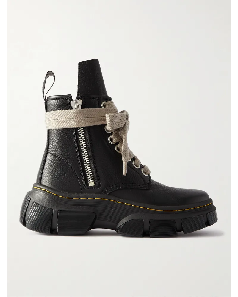 Rick Owens Dr.Martens Jumbo Stiefel aus Leder Schwarz