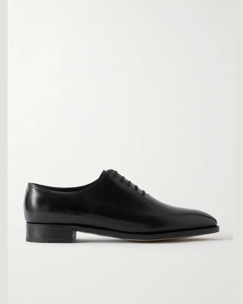 John Lobb Marldon Whole-Cut Leather Oxford Shoes Black