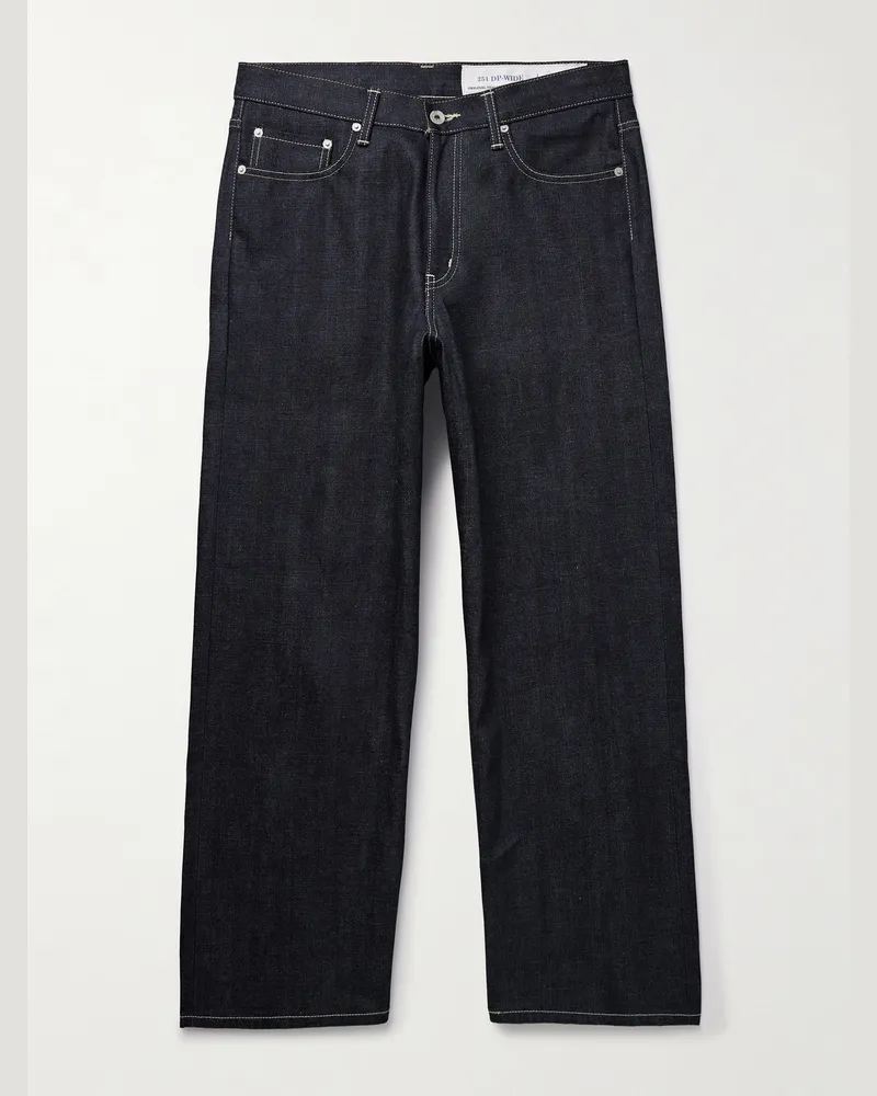 Neighborhood DP gerade geschnittene Jeans aus Selvedge Denim Blau