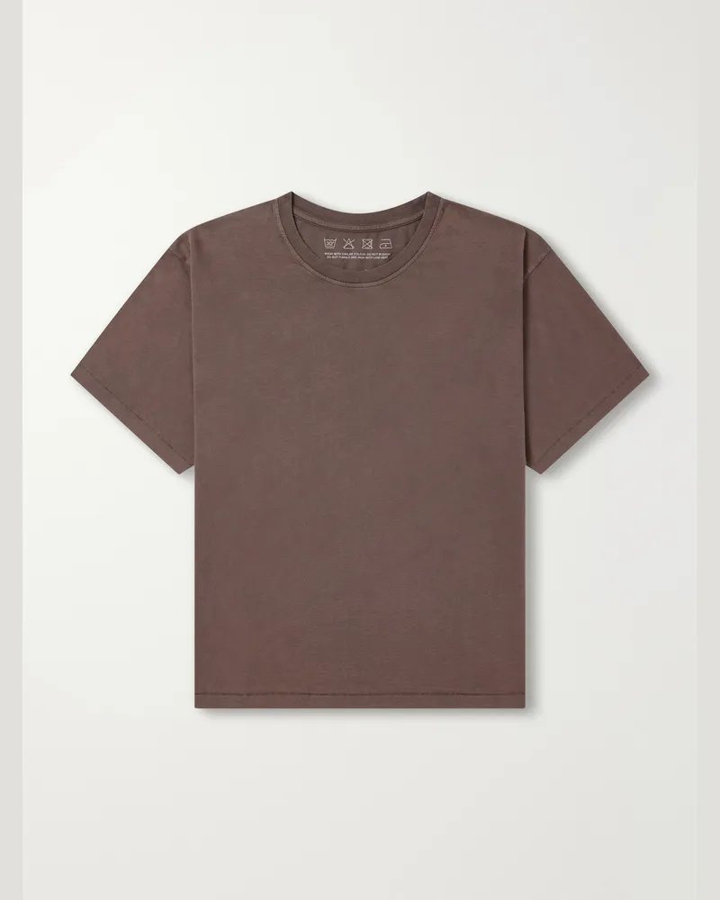 Mfpen Organic Cotton-Jersey T-Shirt Brown