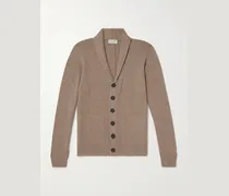 Rockford Cardigan aus einer Mischung aus recyceltem Kaschmir und Merinowolle mit Schalkragen