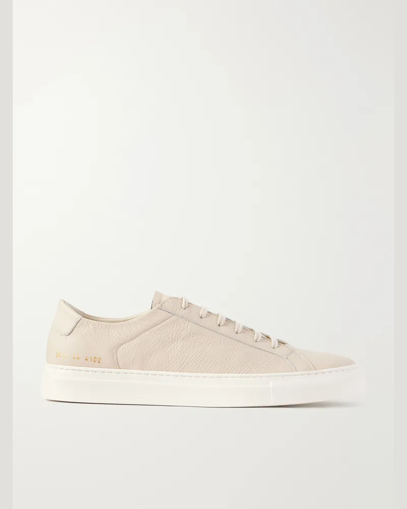 Common Projects Achilles Full-Grain Leather Sneakers Neutrals