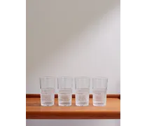Huxley Set aus vier Longdrink-Gläsern aus Kristallglas