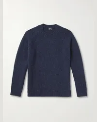 A.P.C. Harris Pullover aus Merinowolle mit Noppen Blau