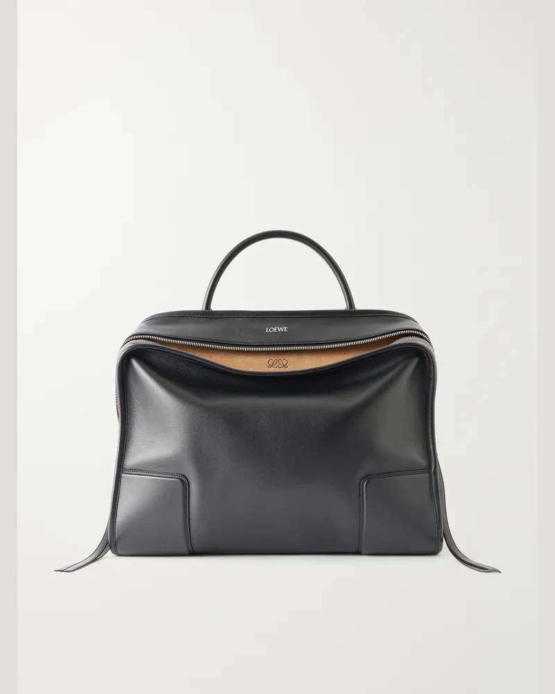 Loewe Amazona Leather Tote Bag Black