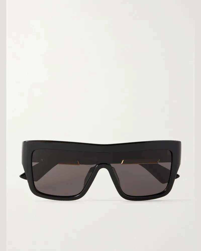 Bottega Veneta Aviator-Frame Acetate Sunglasses Black