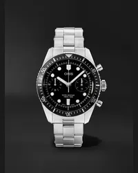 ORIS Divers Sixty-Five Chronograph 40 mm Uhr aus Edelstahl mit automatischem Aufzug, Ref.-Nr.: 01 771 7791 4054-07 8 20 18 Schwarz