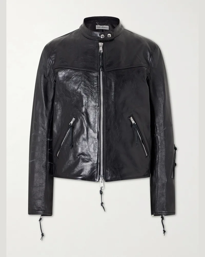 Our Legacy Yurei Leather Jacket Black