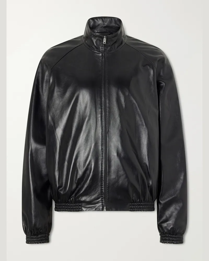 Acne Studios Lokot Leather Jacket Black