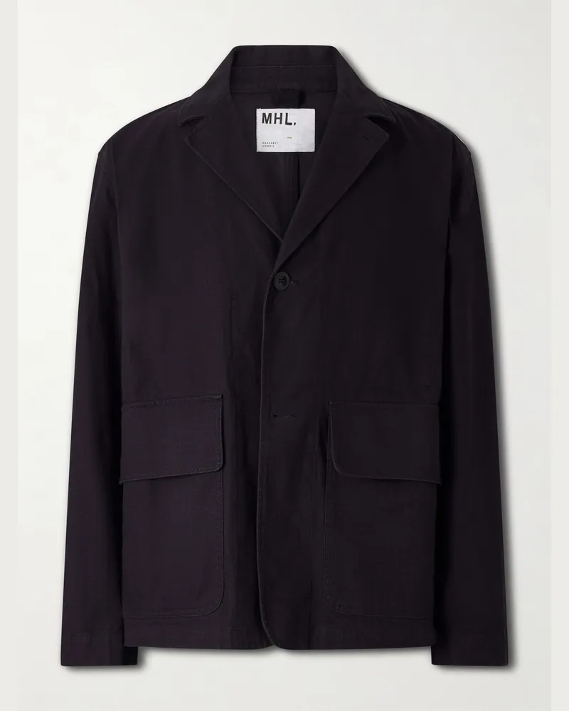 Margaret Howell MHL. Sakko aus Baumwolldrillich Blau