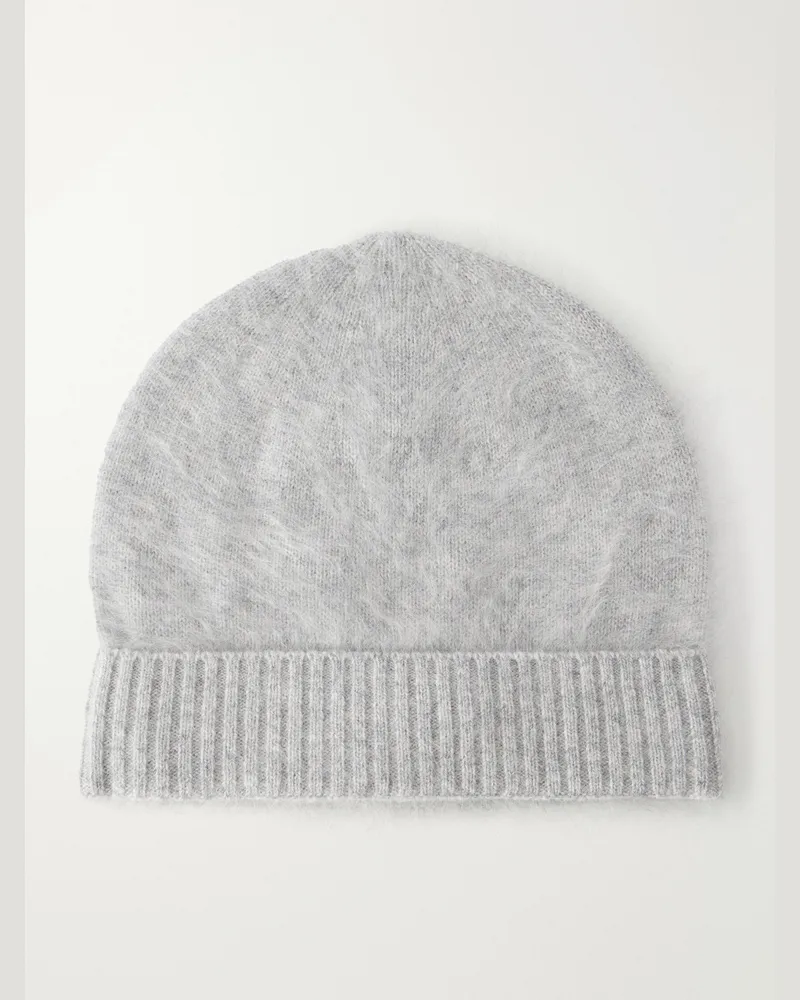 Altea Brushed Cashmere Beanie Gray