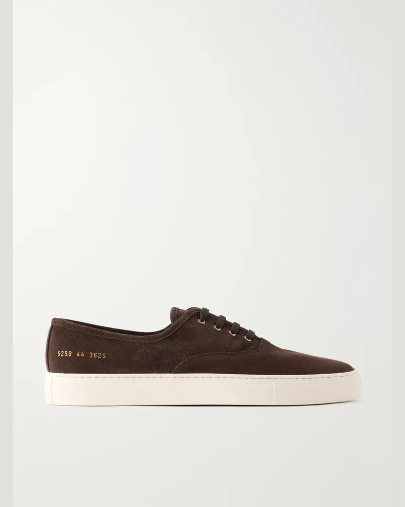 Common Projects Deck Suede Sneakers Brown