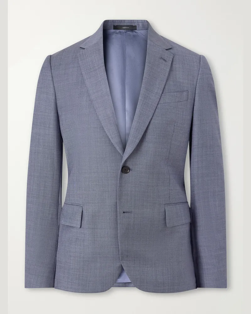 Paul Smith Wool-Twill Suit Jacket Blue