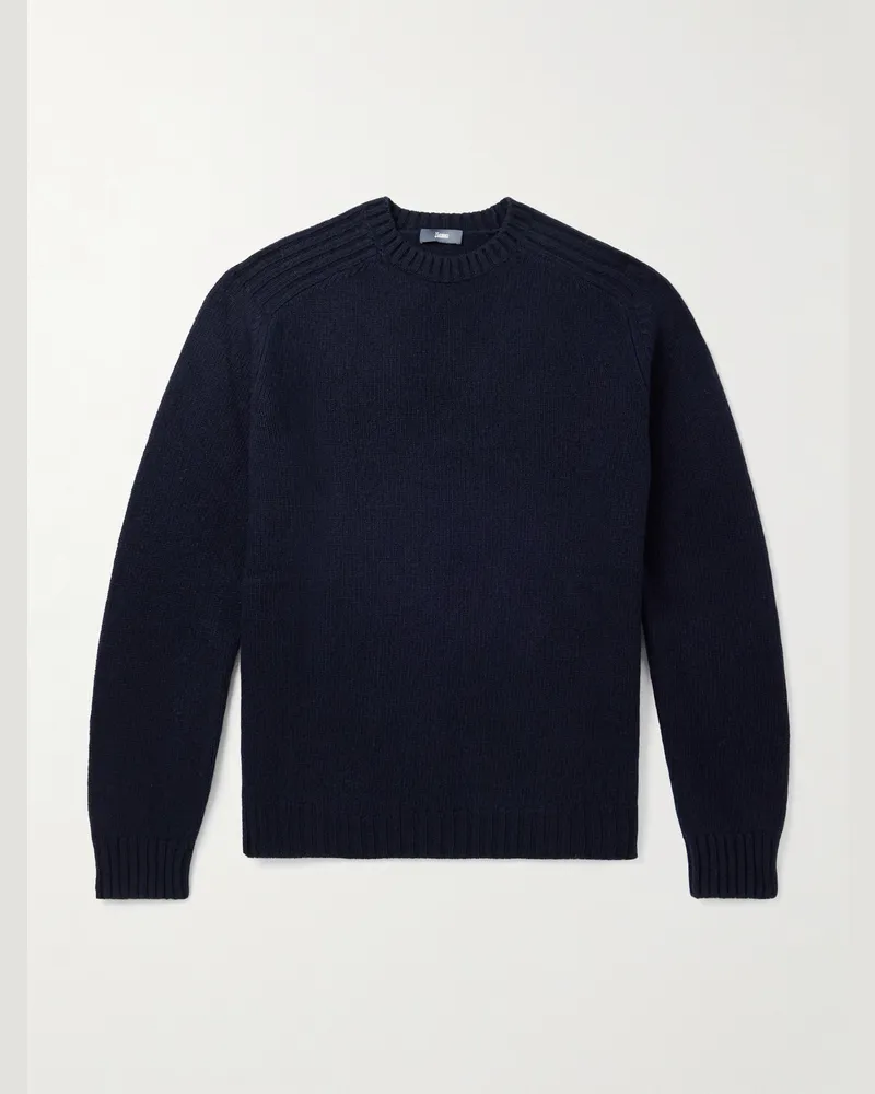 Herno Pullover aus Wolle Blau