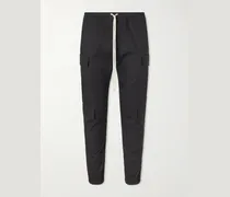 Mastodon Megacargo Slim-Fit Tapered Organic Cotton-Blend Poplin Trousers