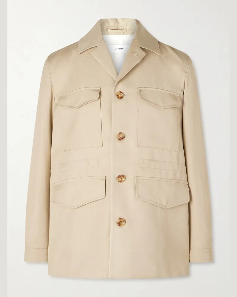 LARDINI Panosh Feldjacke aus Webstoff Neutral
