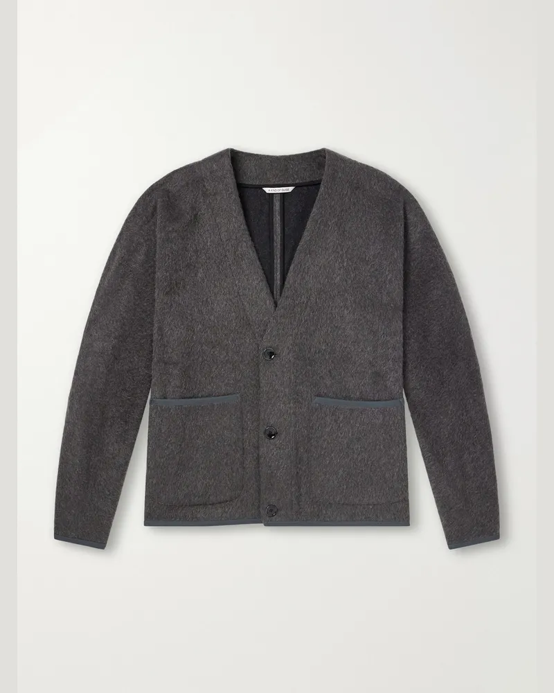 A Kind Of Guise Kaan Brushed Wool-Blend Cardigan Gray