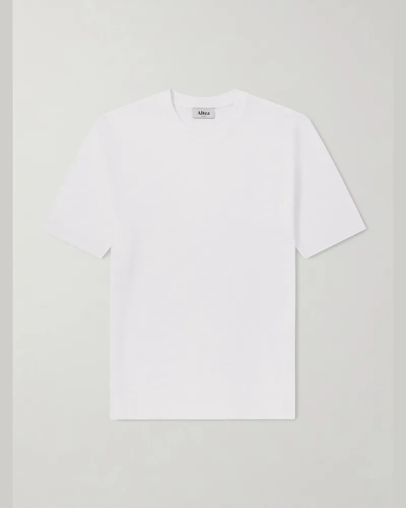 Altea Cotton-Piqué T-Shirt White