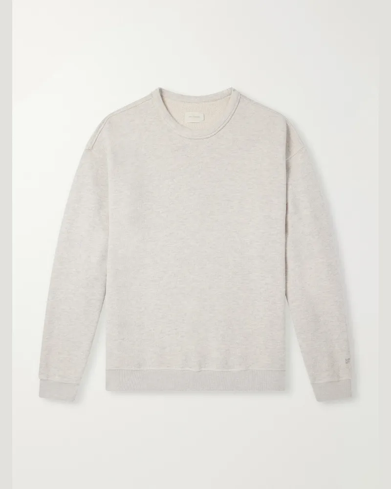 Aimé Leon Dore Marina Cotton-Jersey Sweatshirt Gray