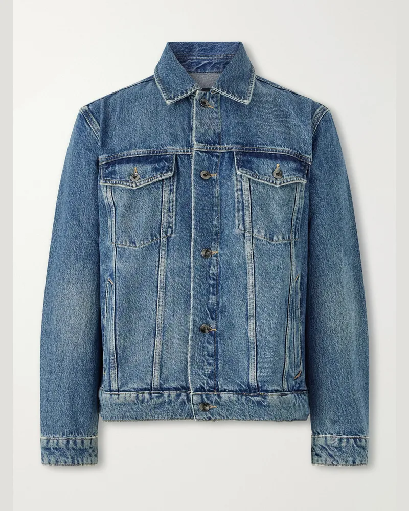 Rag & Bone Denim Trucker Jacket Blue