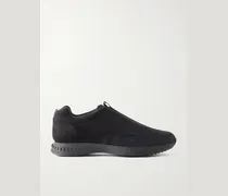 Elastic Stream Nubuck Sneakers