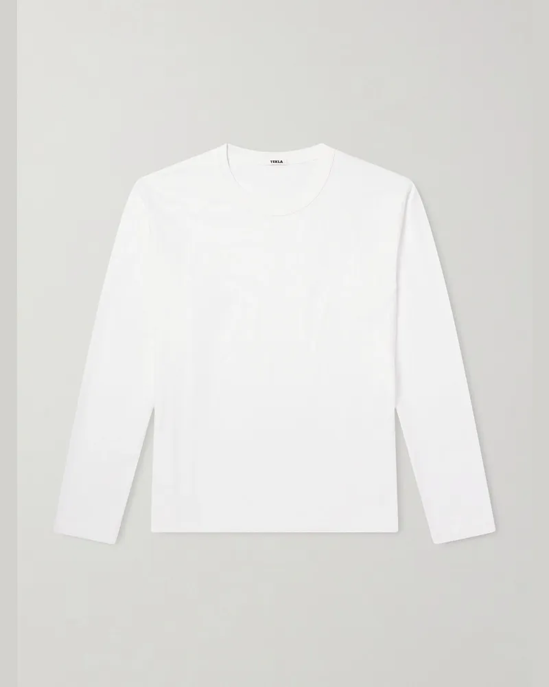 TEKLA Organic Cotton-Jersey T-Shirt White