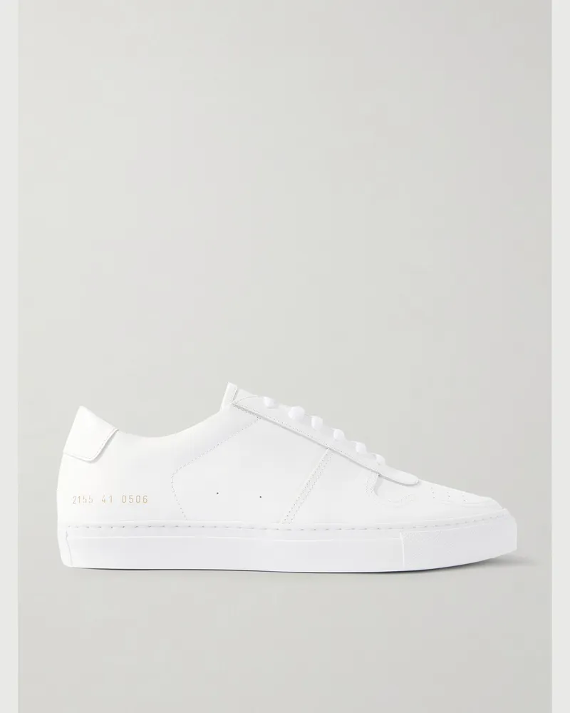 Common Projects BBall Sneakers aus Leder Weiß