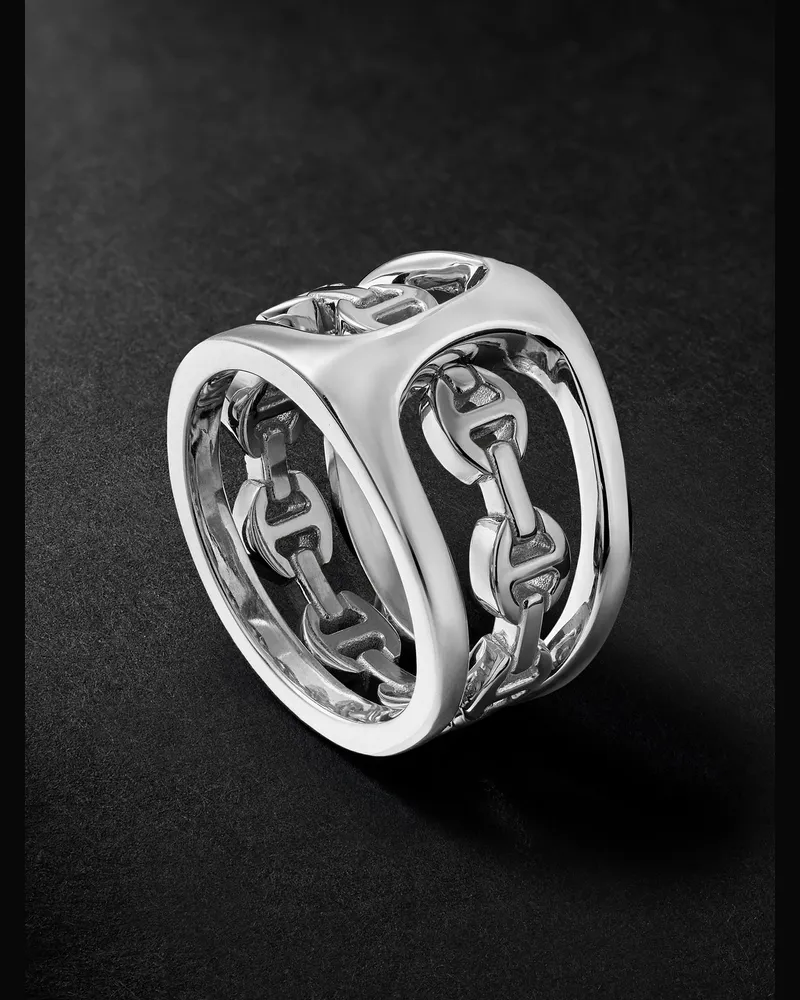 HOORSENBUHS Phantom Clique Ring aus Sterlingsilber Silber