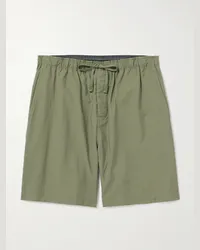 Loewe Paula's Ibiza Weit geschnittene Shorts aus Popeline aus einer Baumwollmischung Grün