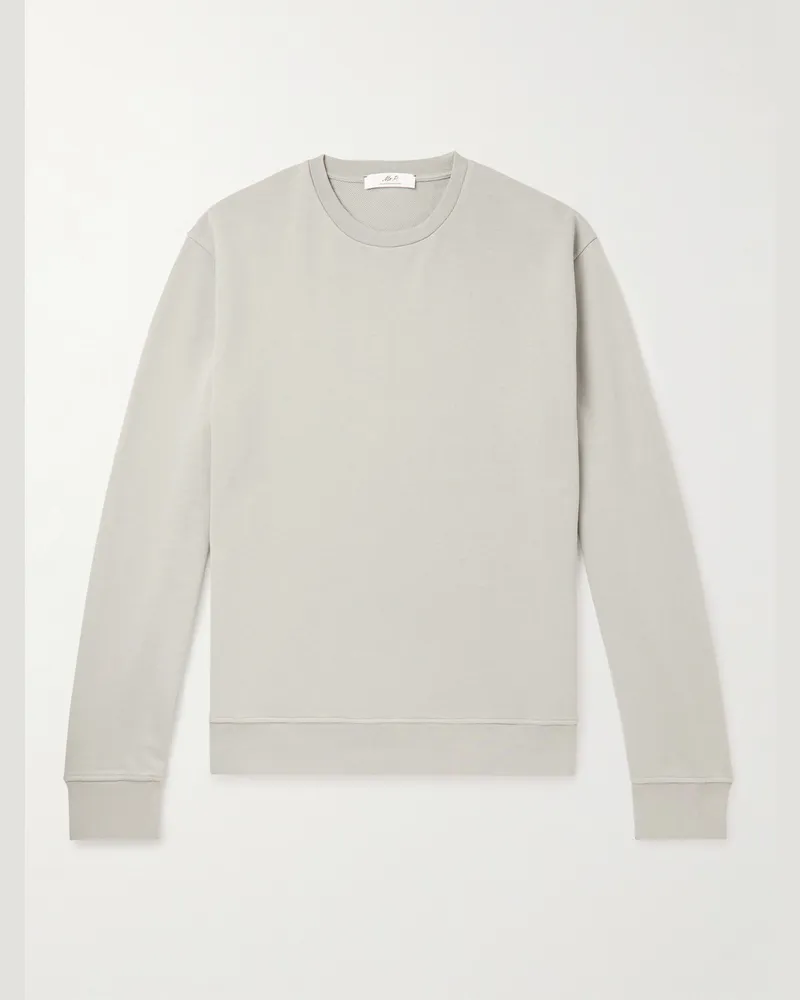 MR P. Cotton-Jersey Sweatshirt Gray