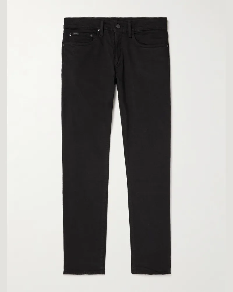 Ralph Lauren Slim-Fit Straight-Leg Jeans Black