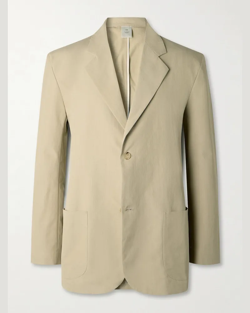 SSAM Cotton and Silk-Blend Blazer Neutrals