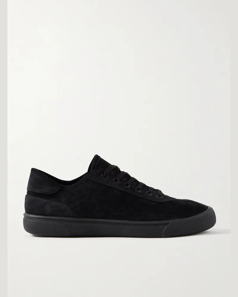 The Row Sneakers aus Veloursleder Schwarz