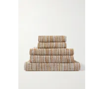 Billy Set aus fünf Handtüchern aus Baumwollfrottee