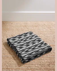 Missoni Home Tagesdecke aus Jacquard-Strick Schwarz