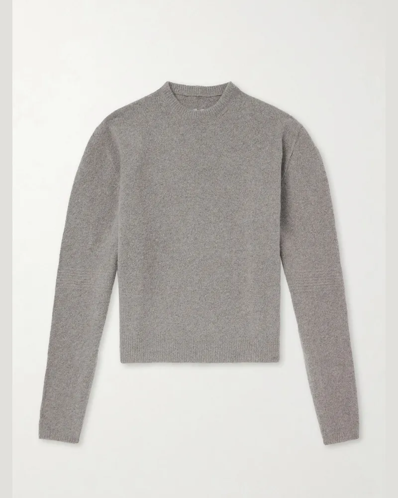 Rick Owens Cashmere-Blend Sweater Gray