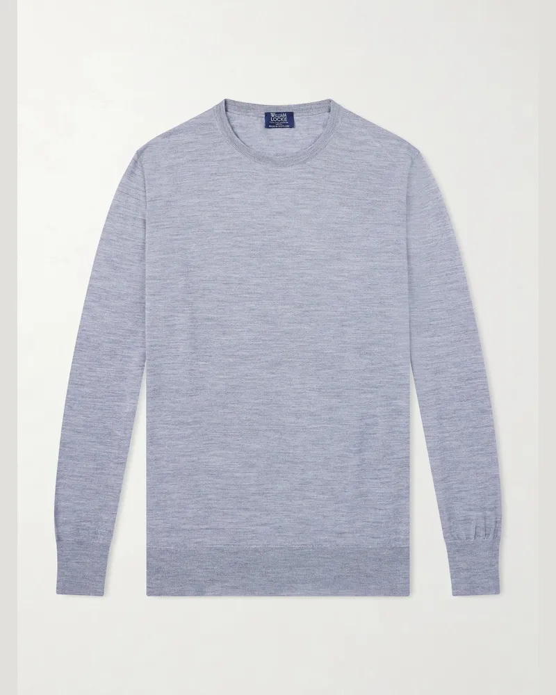 William Lockie Virgin Wool Sweater Gray