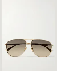 Gucci Aviator-Style Gold-Tone Sunglasses Gold