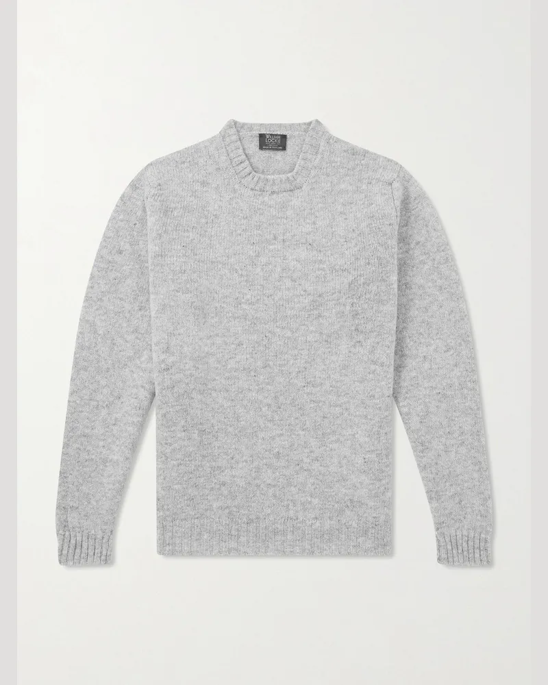 William Lockie Virgin Wool Sweater Gray
