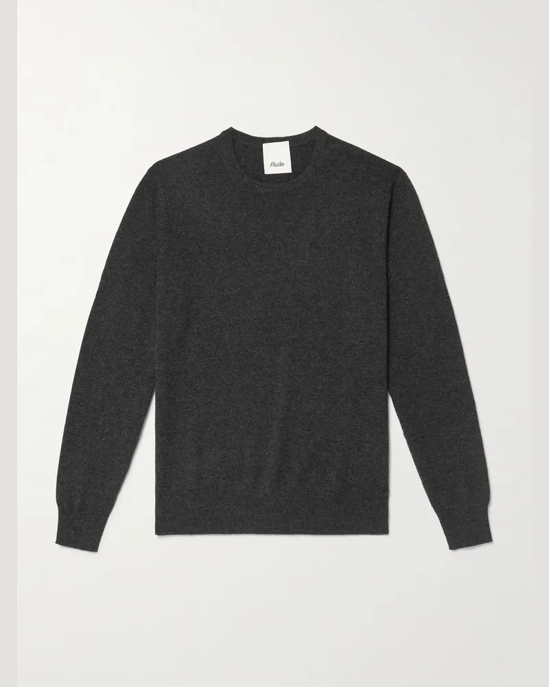 ALLUDE Cashmere Sweater Gray