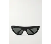 Sonnenbrille mit D-Rahmen aus Azetat