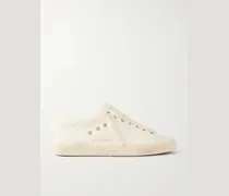 Super-Star Distressed Canvas Sneakers